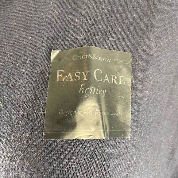 NWT Croft & Barrow Navy Blue T-Shirt Size XL - Picture 3 of 8